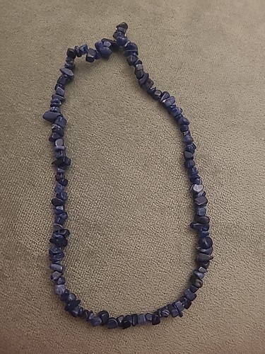 Vintage lapis lazuli chip bead - vintage,