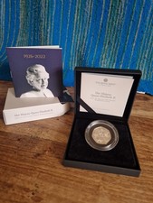 2022 silver proof piedfort - uk,