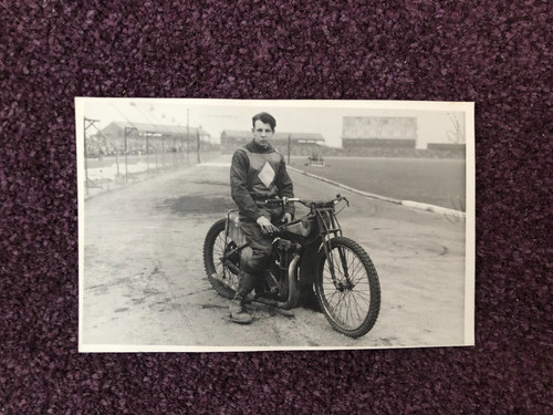 Speedway photograph postcard