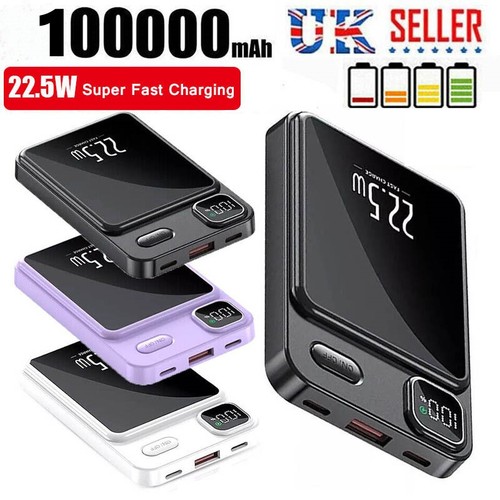 100000mah magnetic wireless - 100000mah,