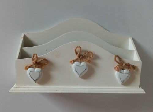 Wooden desktop letter - letter, rack
