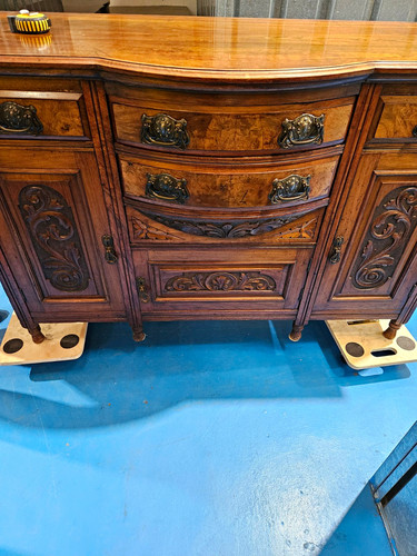 Edwardian mahogany sideboard - edwardian,