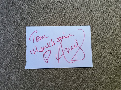 Amy winehouse signed - winehouse, x