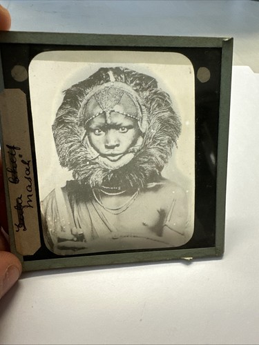 Glass slide for magic lantern - glass,