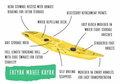 Mahee tandem kayak - mahee, |