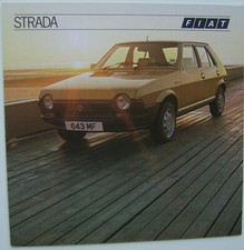 Fiat Strada Ritmo 65 L CL Super 85 105 TC 1982 Original UK Foldout Brochure