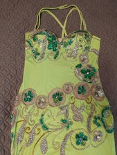 Vtg Pro Belly Dance Costume