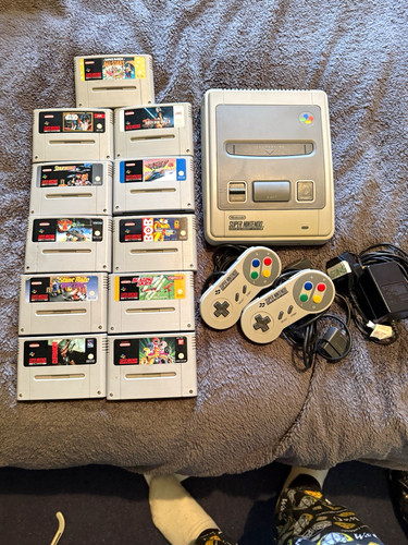Super nintendo snes console - super,