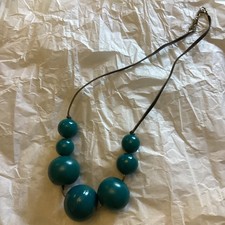 Large Chunky  Wooden Green