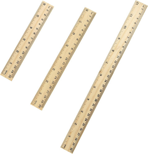 Pack wooden ruler - 3,