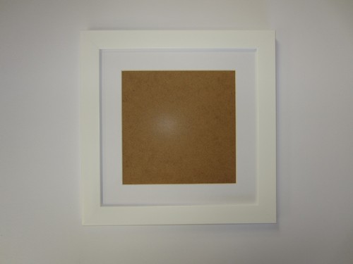 White x10 square picture - ,