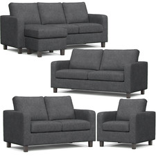 York Grey Fabric Reversible