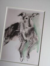 MOUNTED PRINT PAGE ART EXTRACT