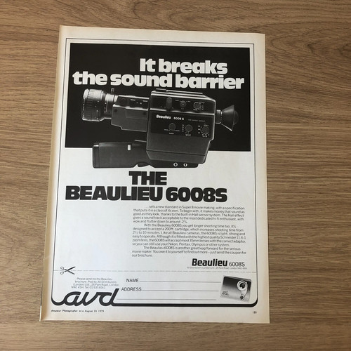 Cams56 magazine advert - magazine,
