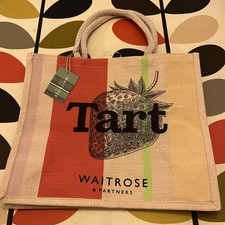Waitrose 🍓 TART Jute Tote
