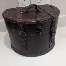 Vintage Wooden And Leather