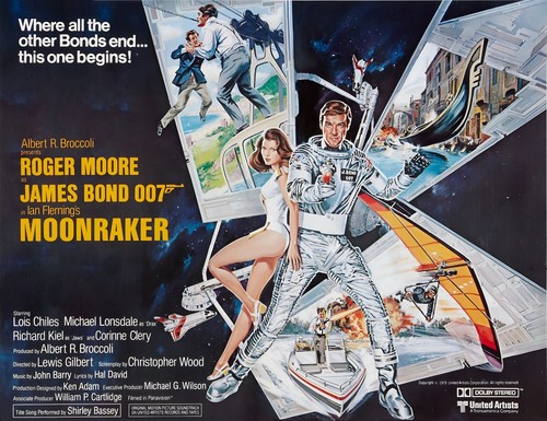 Moonraker 1979 quad poster - quad,