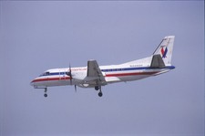Slide N339SB Saab 340B American Eagle Airlines Aircraft 35mm Unframed O28-6-4