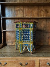 Antique Moorish Hexagonal Table