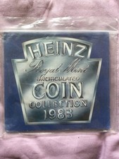 1983 UNCIRCULATED COIN COLLECTION - HEINZ - UNITED KINGDOM - BU COIN YEAR SET
