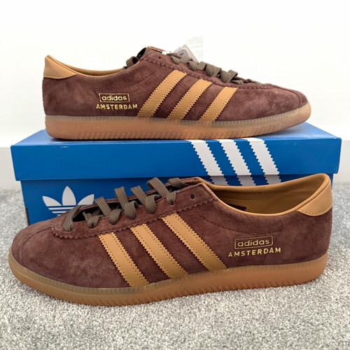 Adidas amsterdam brown suede - adidas,