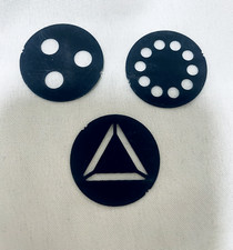 3 Set Martin Mac 500 Moving Head Roboscan 918 Metal Lighting Gobo 