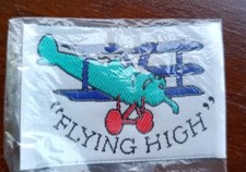 Flying High Sew on Embroidered