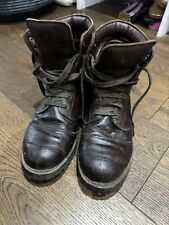 BELSTAFF RESOLVE WATERPROOF LEATHER BOOTS - BROWN