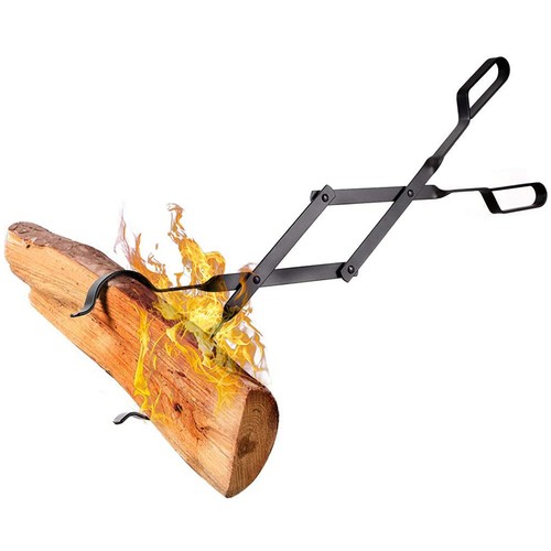 Long fire tongs fireplace - tongs,,