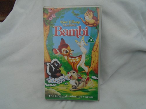 Vhs walt disney classics - classics, bambi
