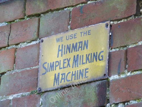 Photo 6x4 simplex milking sign - photo,