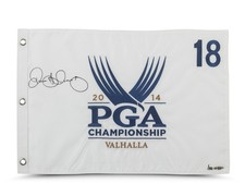 Rory McIlroy Signed Autographed 2014 PGA Championship Pin Flag Valhalla #/50 UDA