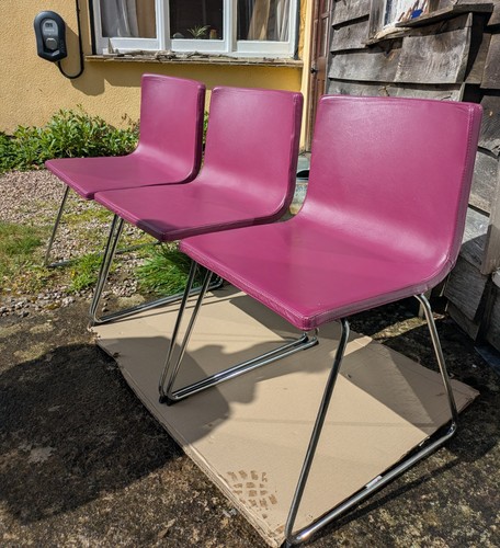 Ikea bernhard leather chrome - bernhard,
