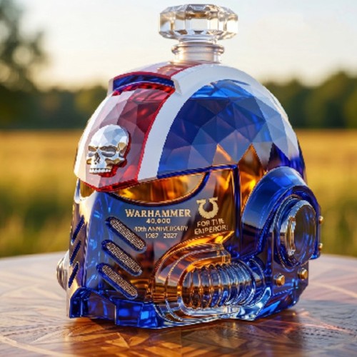 Crystal skull helmet whiskey - crystal,