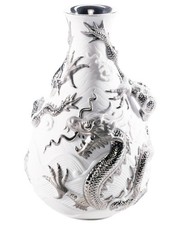 Lladro Dragons Bud Vase white