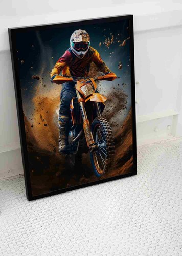 Motocross motorbike riders - motocross,