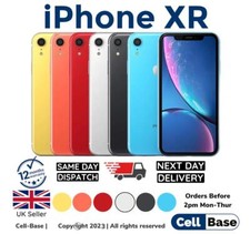NEW Apple iPhone XR 64GB 128GB 256GB Unlocked Device Smartphone Re- SEALED BOX