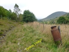 Photo 6x4 Old metal milk can