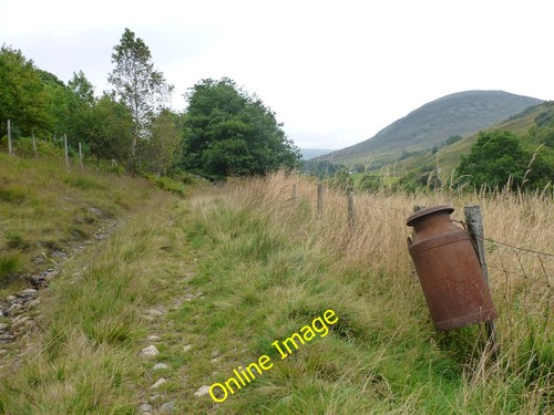 Photo 6x4 old metal milk - photo,