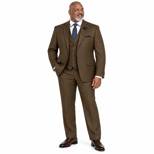 Vinci men taupe glen - vinci, men's