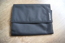 RENAULT OWNERS MANUAL WALLET, FABRIC , EMBOSSED LOGO  DESIGN GENUINE QUALITY