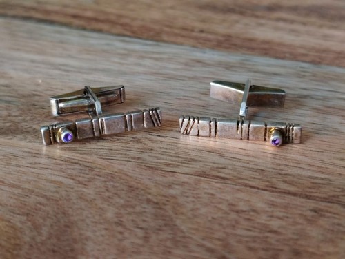 Pair handmade amethyst - handmade, and