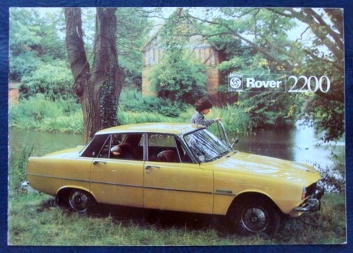 Rover 2200 car - sales, brochure