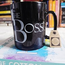 The Boss MUG By The Old Pottery Company - The Boss Black Ceramic Mug (New)