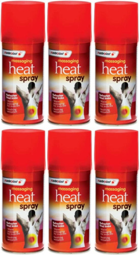 Deep heat muscle spray