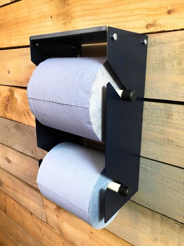 Wall mountable dual blue - mountable, roll