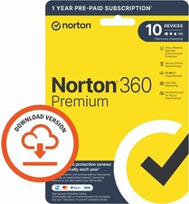 NORTON 360 2026 ANTIVIRUS STANDARD DELUXE PREMIUM 1PC, 3PC, 5PC, 10PC 1 YR EU UK