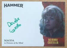 Hammer Horror Series 1 Autograph Card DC2 signed by Dierdre Costello