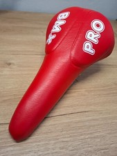 Retro Vintage Bicycle Parts NIB NOS GES BMX Saddle - Red L:275mm W:147mm