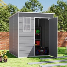 UK Plastic Garden Storage Shed
